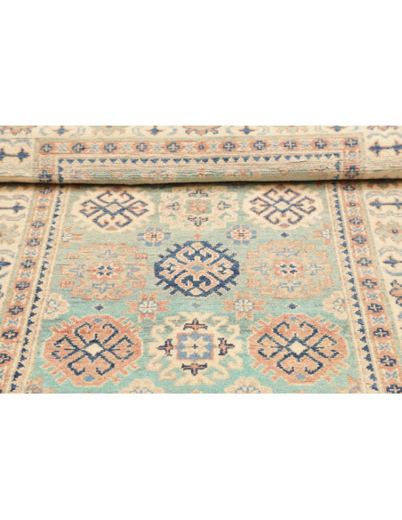 Rug Kazak Co 100x151 Aqua Green Beige