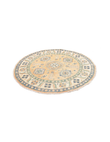 Tappeto Kazak Co Afgahnistan 149x151 Pesca Blu