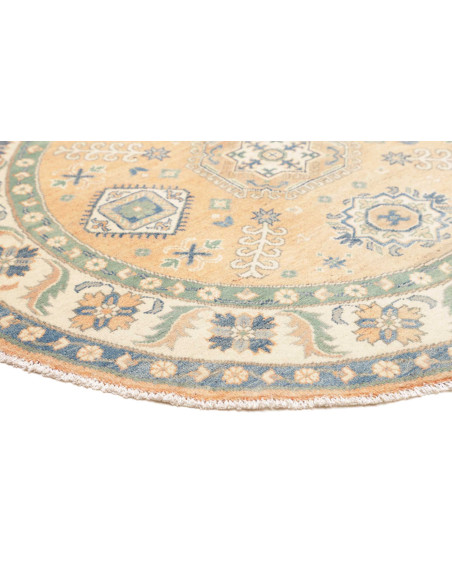 Tappeto Kazak Co Afgahnistan 149x151 Pesca Blu