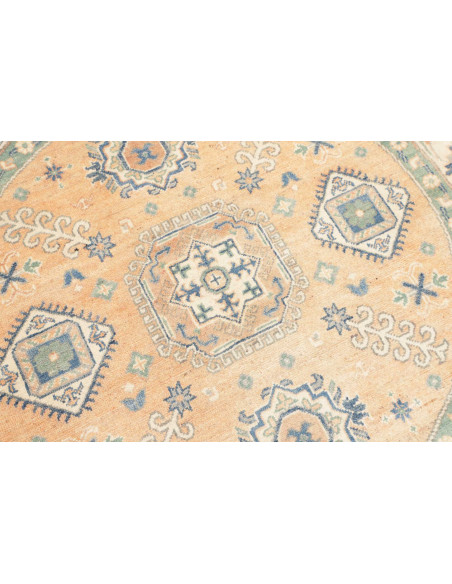 Tappeto Kazak Co Afgahnistan 149x151 Pesca Blu