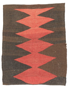 Rug Kilim Vintage Persia 83x103 Brown Terracott