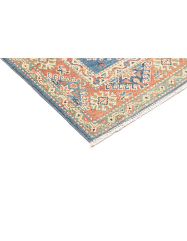 Tappeto Kazak Co Afgahnistan 117x185 Blu Cerule