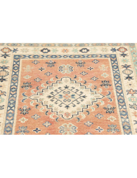 Tappeto Kazak Co Afgahnistan 82x243 Pesca Blu C