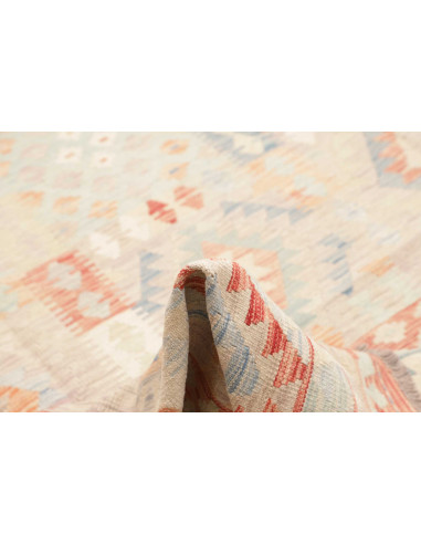 Rug Killim 247x342 Dusty Blue Terracotta
