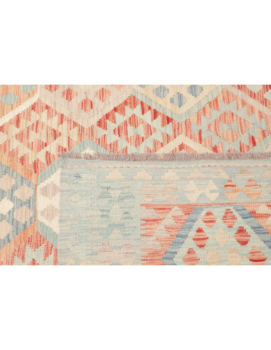 Rug Killim 240x348 Soft Blue Terracotta