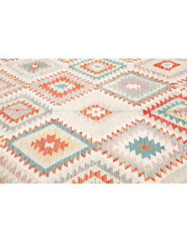 Rug Killim 251x298 Ivory Coral