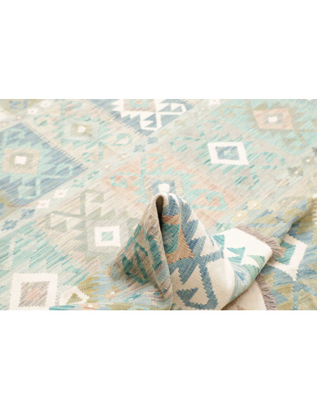 Rug Killim 253x296 Light Blue Turquoise