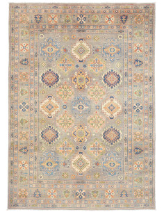 Tappeto Kazak Afghanistan 171x240 Grigio-blu Te