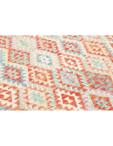 Rug Killim 214x296 Cream Coral Orange
