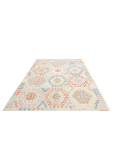 Tappeto Killim Afgahnistan 205x295 Azzurro Tenu 2