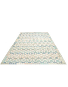 Rug Killim 202x300 Light Blue Turquoise And Neu 2