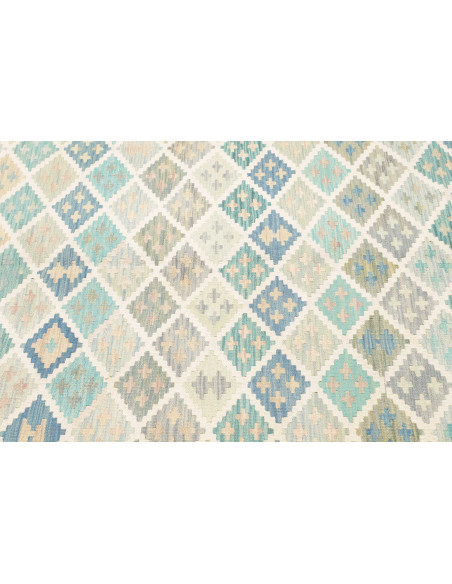 Rug Killim 202x300 Light Blue Turquoise And Neu