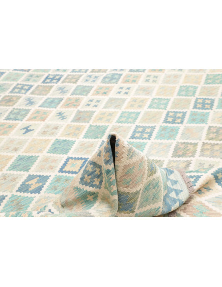 Rug Killim 202x300 Light Blue Turquoise And Neu