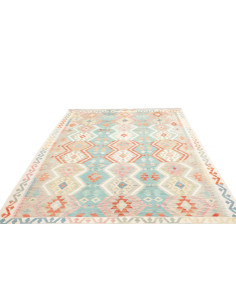 Rug Kilim Afghanistan 204x298 Light Turquoise P 2