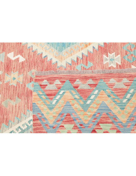 Rug Kilim Afghanistan 204x299 Terracotta Pink S