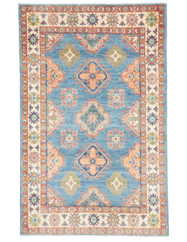 Rug Kazak Co 102x158 Blue Terracotta