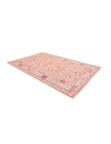 Tappeto Kilim Afghanistan 199x299 Corallo Beige