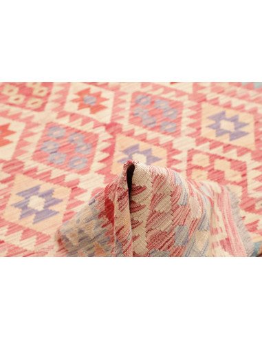 Tappeto Kilim Afghanistan 199x299 Corallo Beige