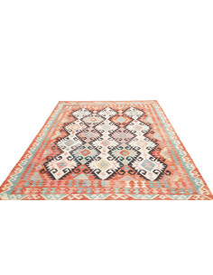 Rug Kilim Afghanistan 203x292 Terracotta Orange 2