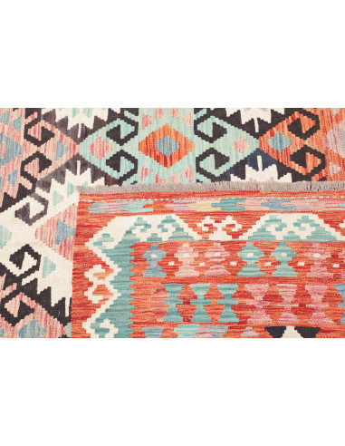 Tappeto Kilim Afghanistan 203x292 Arancio Terra