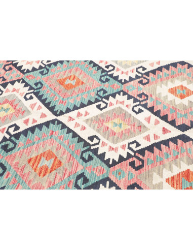Rug Kilim Afghanistan 180x256 Burnt Orange Turq