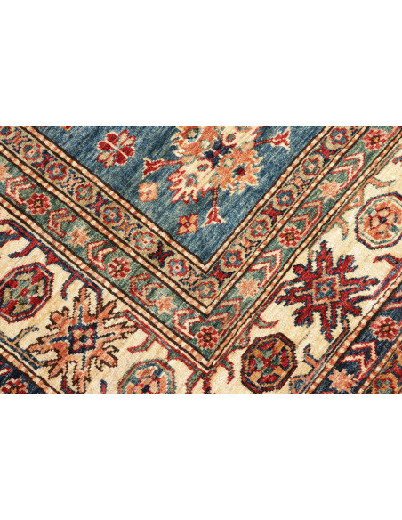 Rug Kazak Fine Pakistan maroon beige 172x240