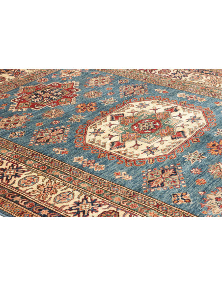 Rug Kazak Fine Pakistan maroon beige 172x240