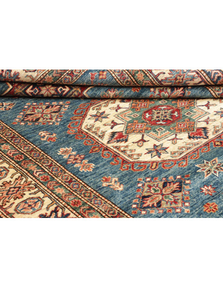 Rug Kazak Fine Pakistan maroon beige 172x240