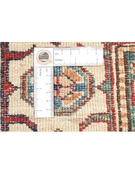 Rug Kazak Fine Pakistan maroon beige 172x240