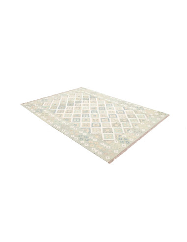 Rug Kilim Afghanistan 174x244 Aqua Light Blue