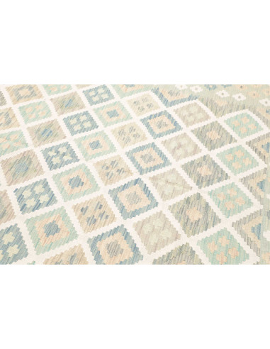 Rug Kilim Afghanistan 174x244 Aqua Light Blue