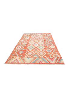 Rug Kilim Afghanistan 168x254 Terracotta Burnt 2