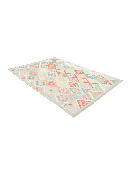 Rug Kilim Afghanistan 178x247 Light Blue Coral