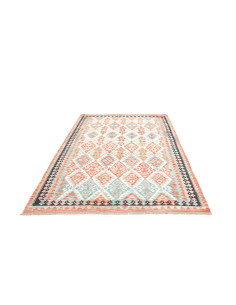Tappeto Kilim Afghanistan 173x262 Arancio Coral 2