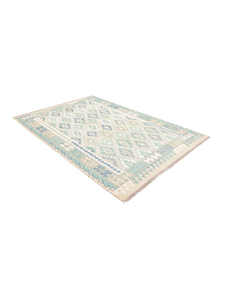 Rug Kilim Afghanistan 167x244 Blue Aqua