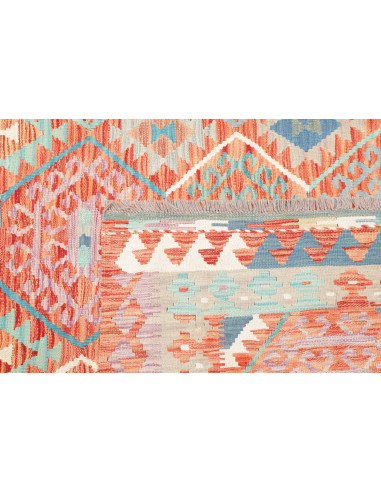 Tappeto Kilim Afghanistan 178x246 Terracotta Bl