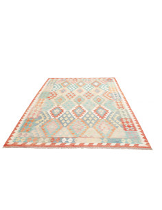 Rug Kilim Afghanistan 179x248 Light Blue Coral 2