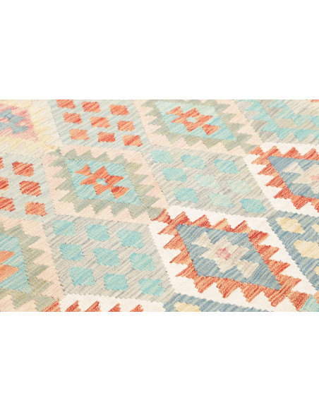 Tappeto Kilim Afghanistan 179x248 Azzurro Coral