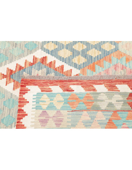 Rug Kilim Afghanistan 179x248 Light Blue Coral