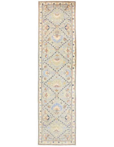 Rug Kazak Co 77x302 Seafoam Green Pastel Blue