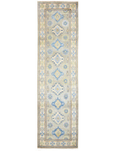Rug Kazak Co 83x311 Grey Blue