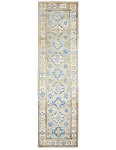 Rug Kazak Co 83x311 Grey Blue