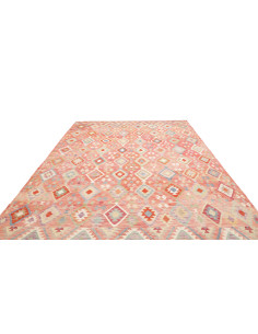 Tappeto Kilim Afghanistan 255x361 Rosa Corallo 2