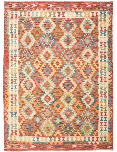 Tappeto Kilim Afghanistan marrone 182x249
