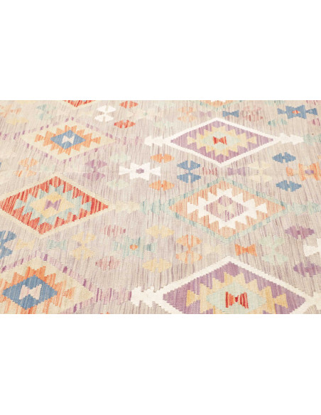 Rug Kilim Afghanistan 203x294 Greige Lavender