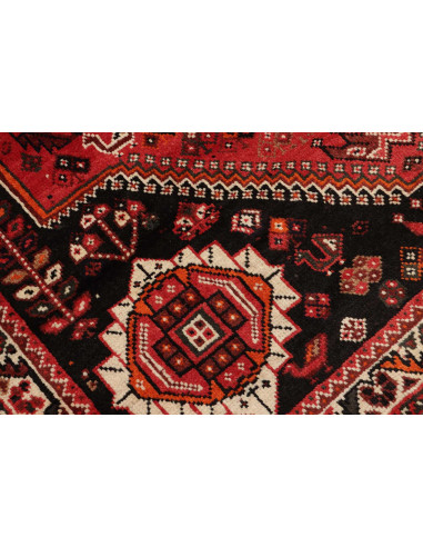 Rug Shiraz Fine Persia maroon yellow 160x267