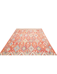 Rug Kilim Afghanistan 201x298 Coral Orange Ligh 2