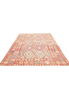 Tappeto Kilim Afghanistan 205x292 Arancione Ter 2