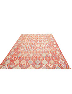 Rug Kilim Afghanistan 202x300 Terracotta Sky Bl 2