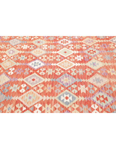 Rug Kilim Afghanistan 202x300 Terracotta Sky Bl